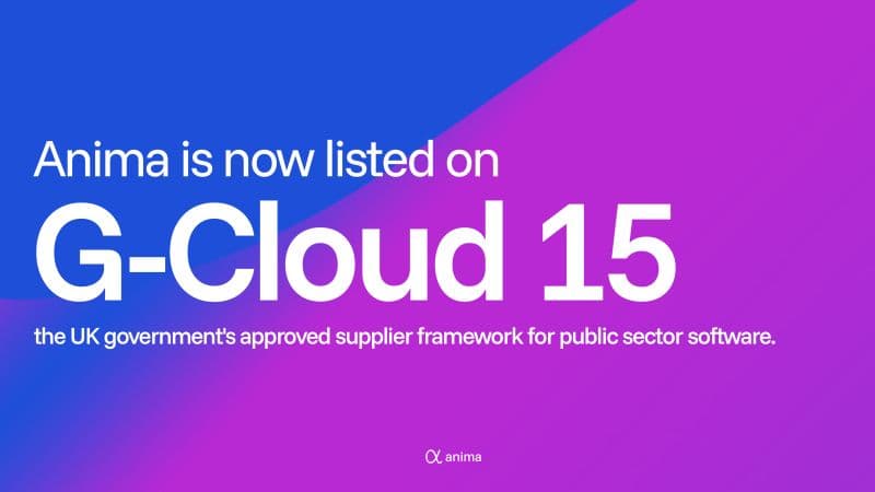 Anima G-Cloud 15 announcement